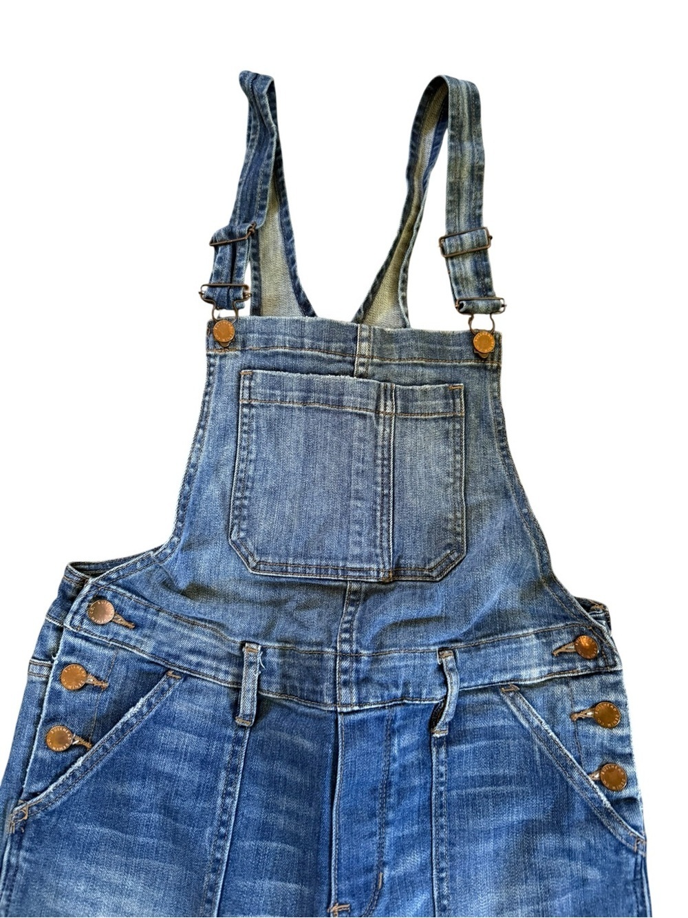 Women’s Bullhead Denim Co. Classic Denim Overalls EUC Size Small - Picture 4 of 10